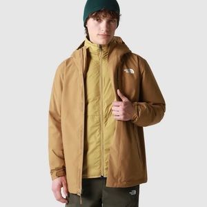 NWT The North Face Men’s Carto Triclimate Jacket- brown tan waterproof windproof